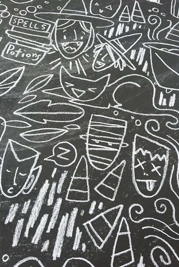 GIANT Halloween Coloring Poster