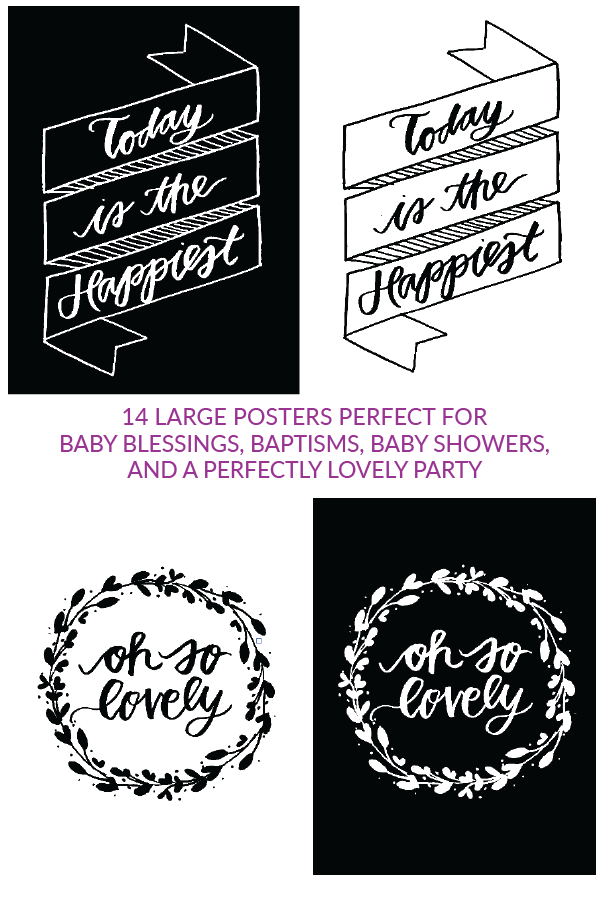 Practically Perfect and Lovely Party Set