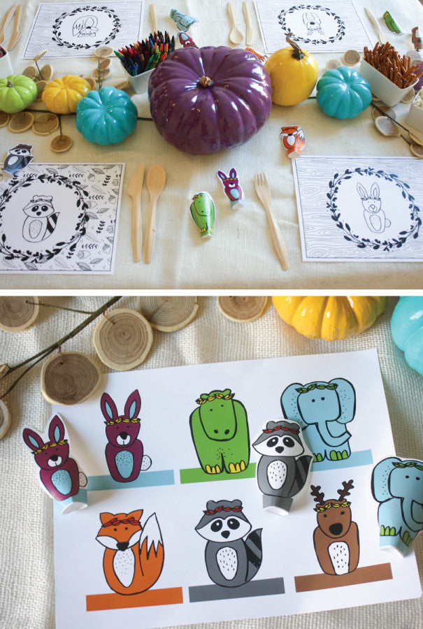 Wee Woodland Thanksgiving Set