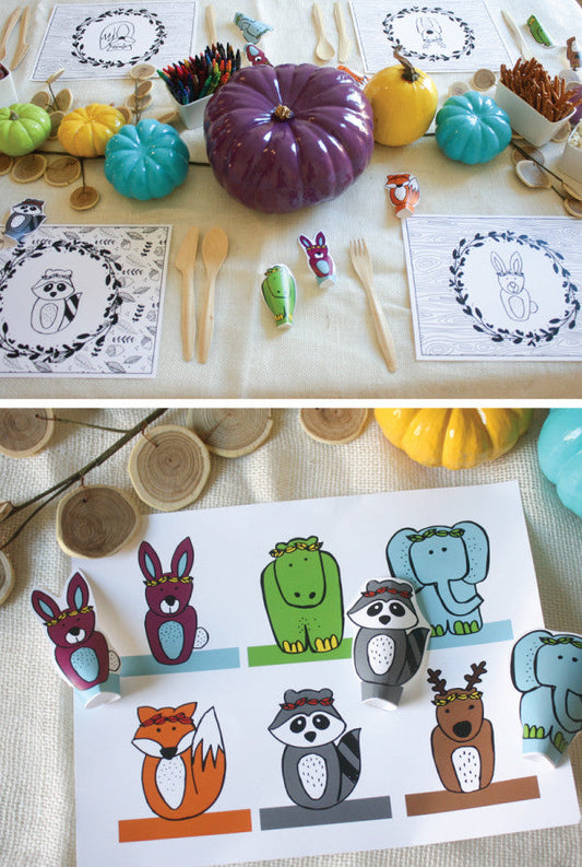 Wee Woodland Thanksgiving Set