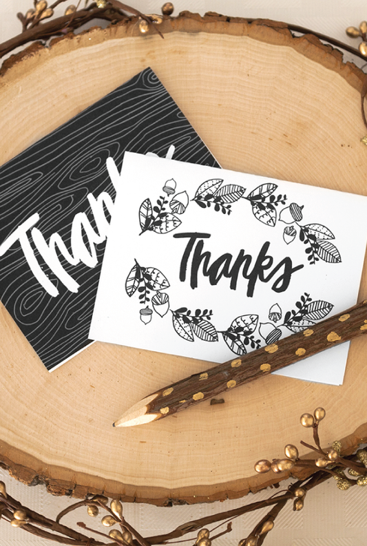 Woodland Thank You Cards