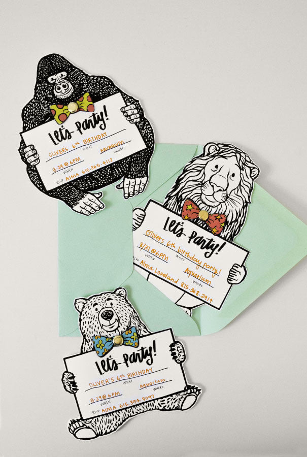 Animal Birthday Invitation
