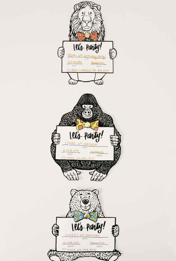 Animal Birthday Invitation