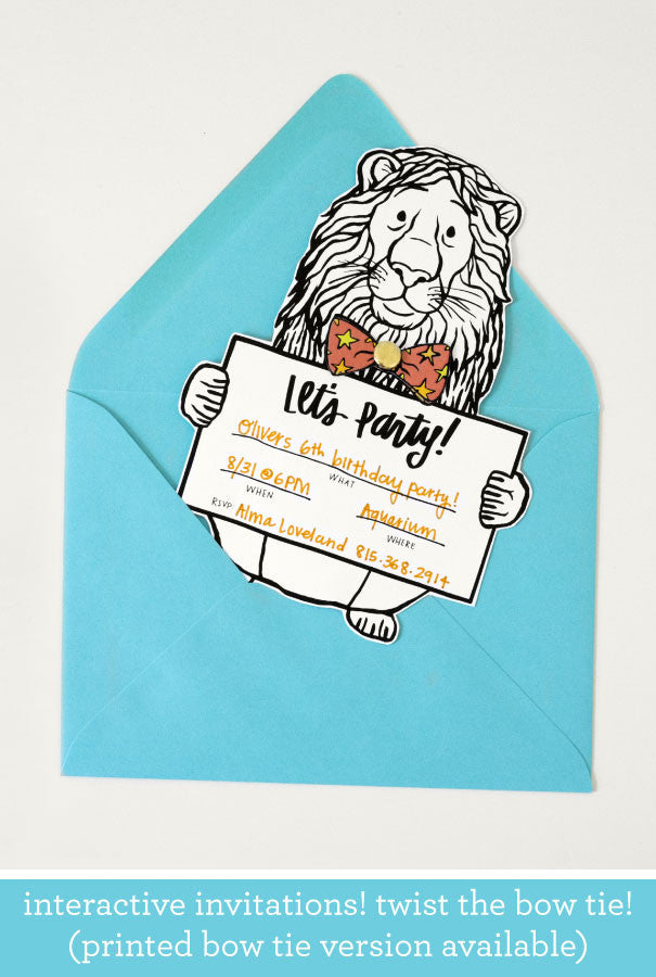 Animal Birthday Invitation