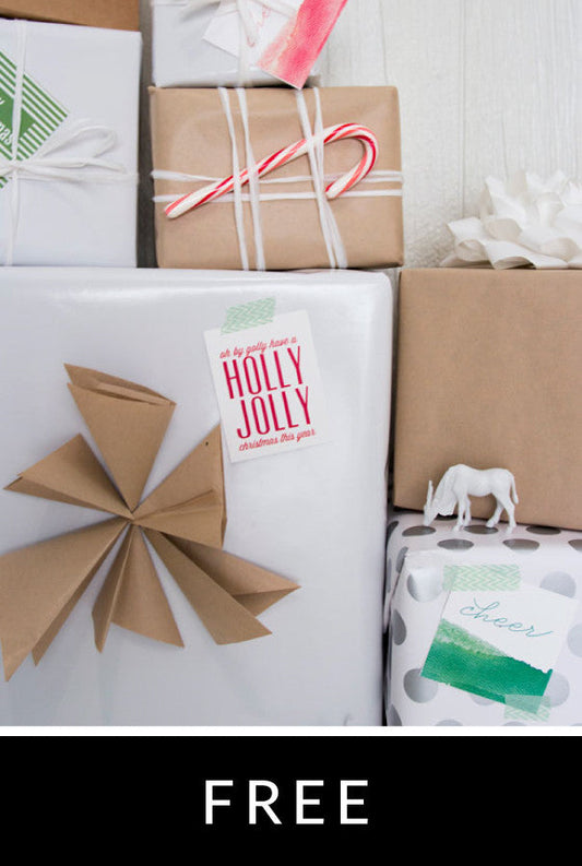Classic Holiday Tags