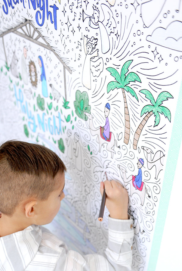 GIANT Nativity Coloring Poster