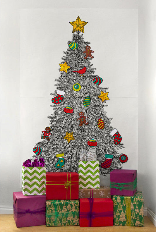 Draw Together Christmas Trees