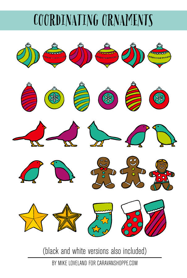 Draw Together Christmas Trees
