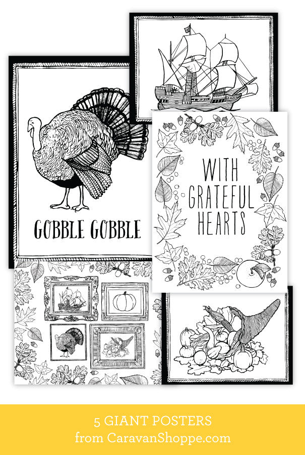Draw Together Thanksgiving Set