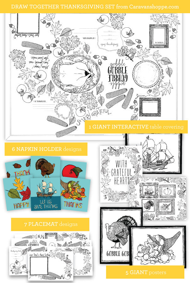 Draw Together Thanksgiving Set