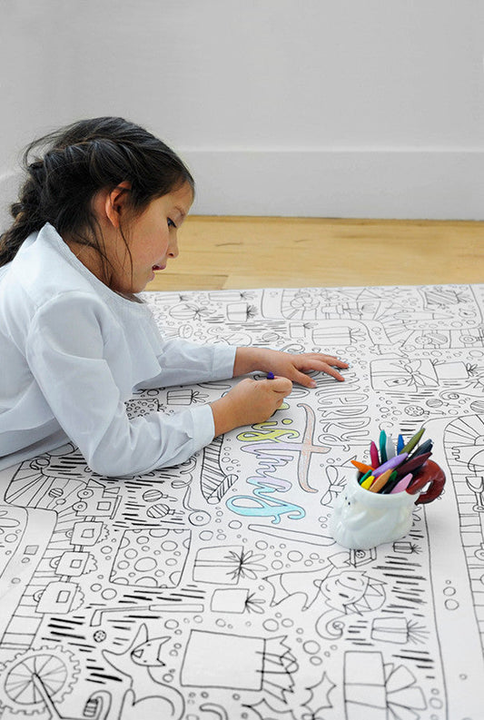 GIANT Christmas Coloring Poster