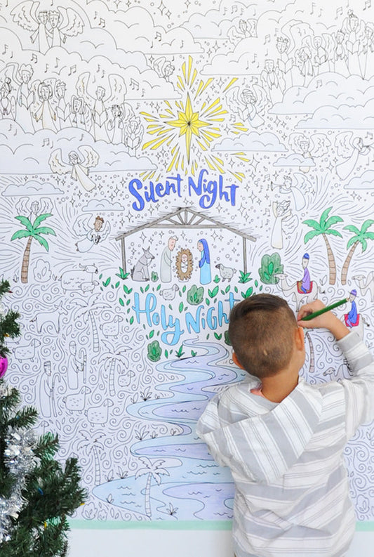 GIANT Nativity Coloring Poster