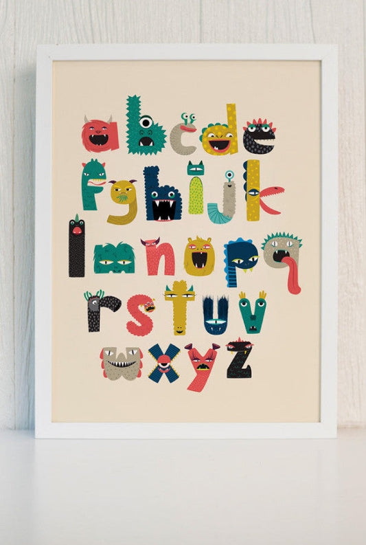 Monster Alphabet Poster Pack